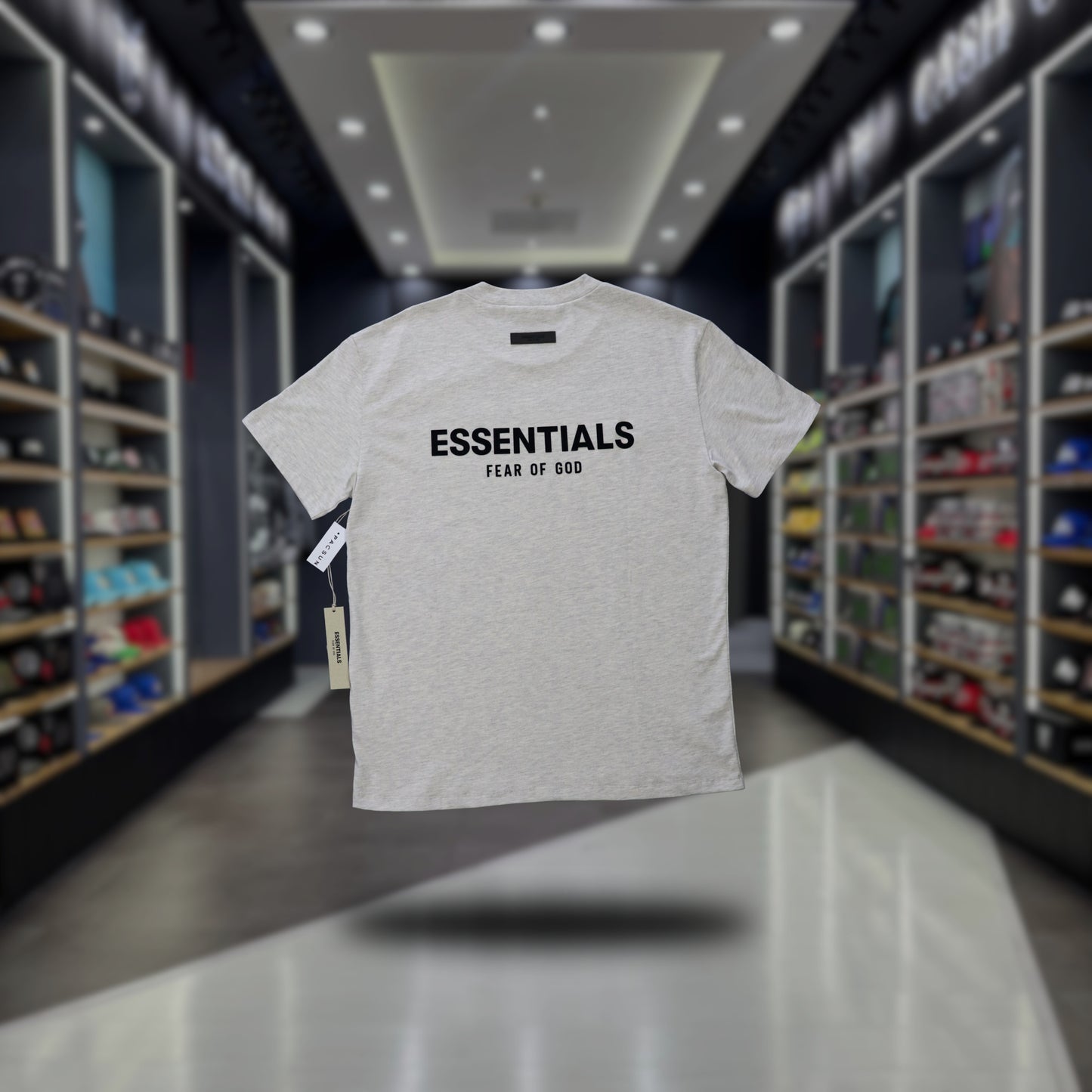 T-SHIRT ESSENTIALS GRIS CLARO