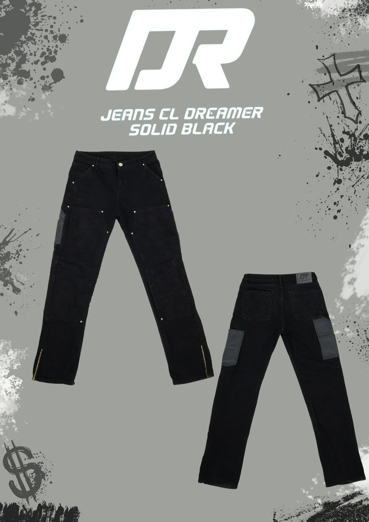 JEANS EL DREAMER "SOLID BLACK"