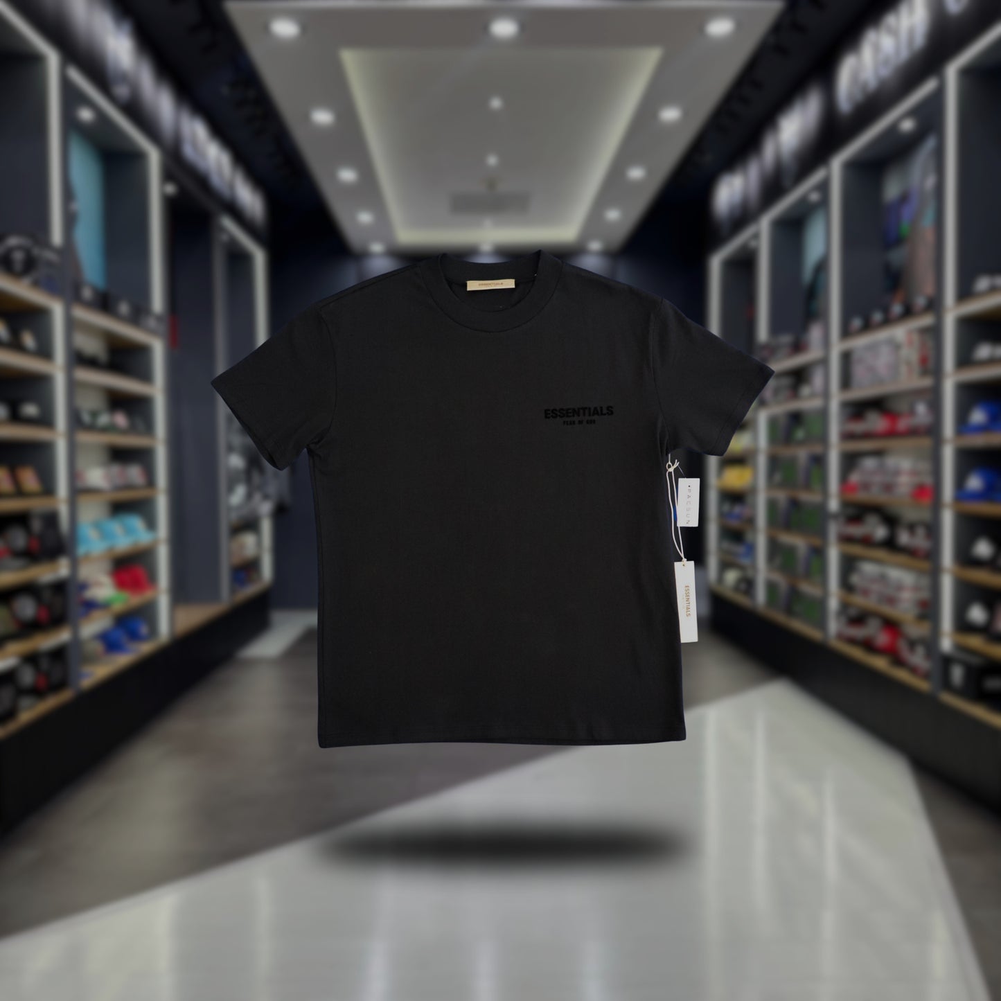 T-SHIRT ESSENTIALS NEGRA