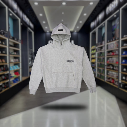 HOODIE ESSENTIALS LIGHT GRAY