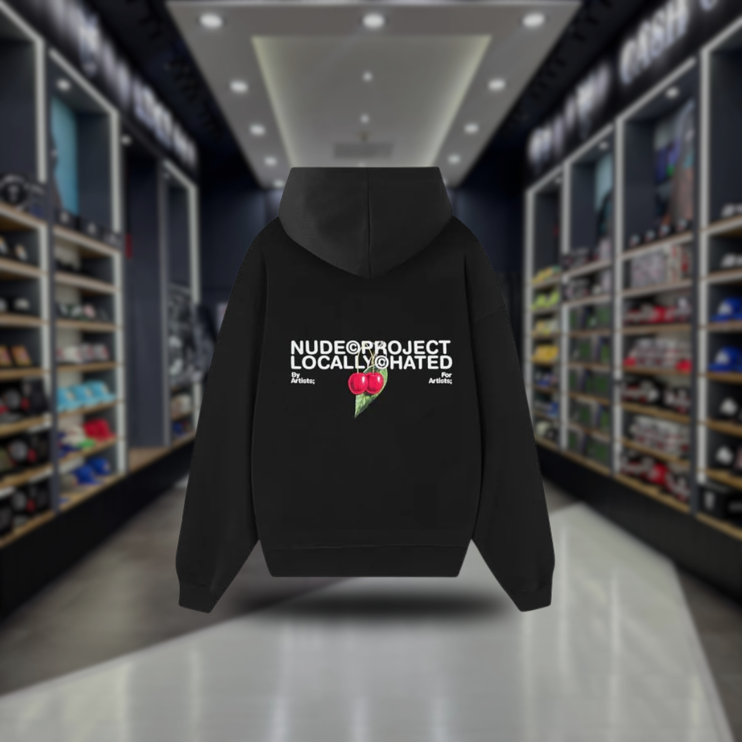 HOODIE NUDE PROJECT CHERRY BLACK