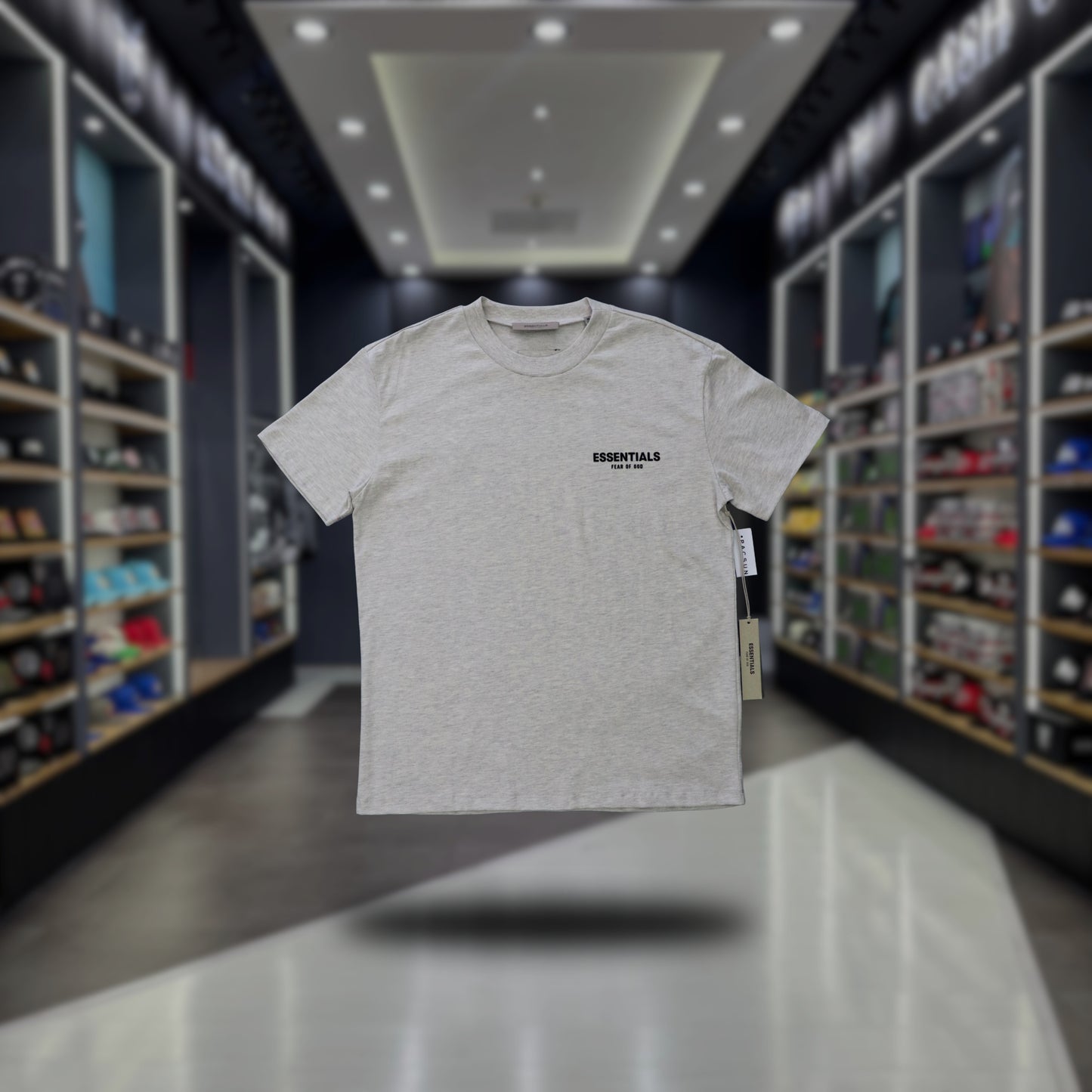 T-SHIRT ESSENTIALS GRIS CLARO